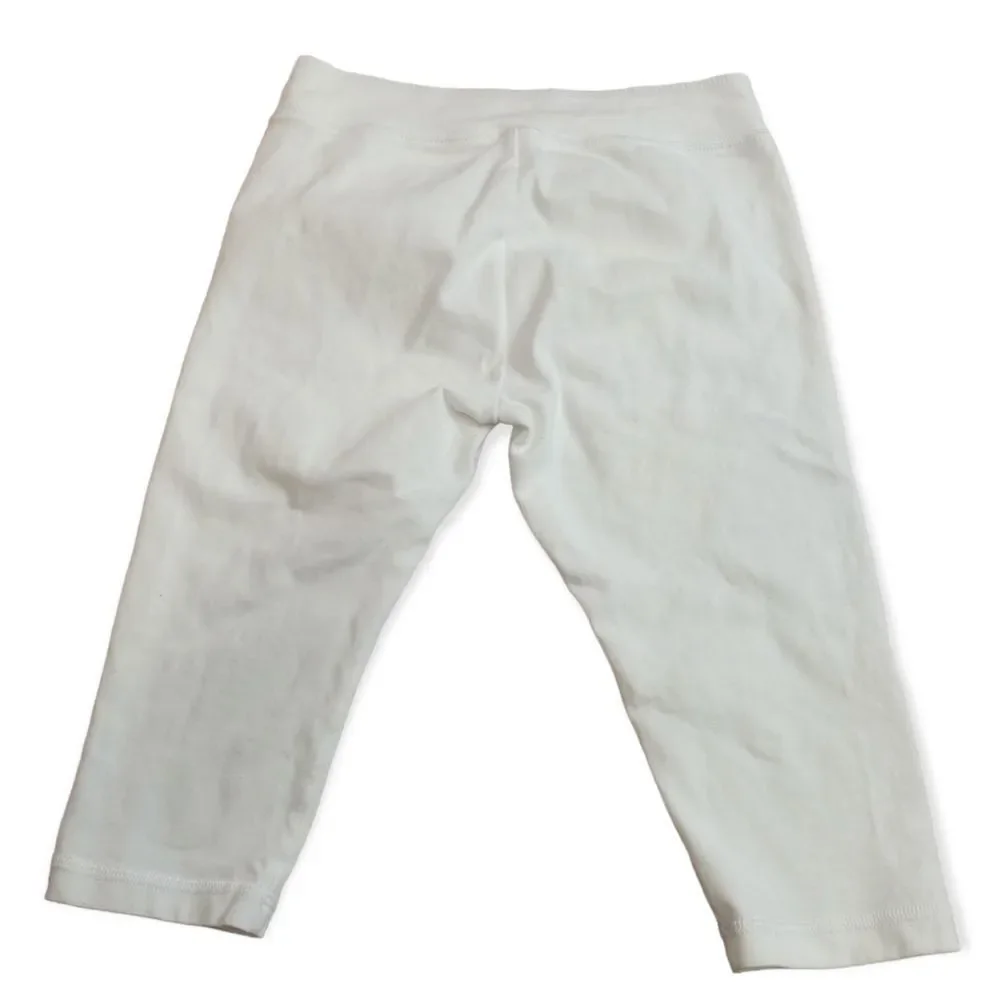 Justice white Bermuda leggings 7